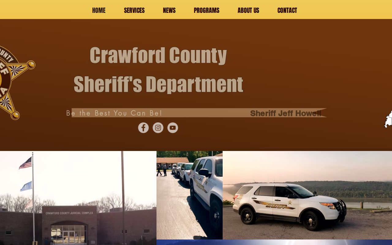 Crawford County Sheriff's Department official recent-bookings link
