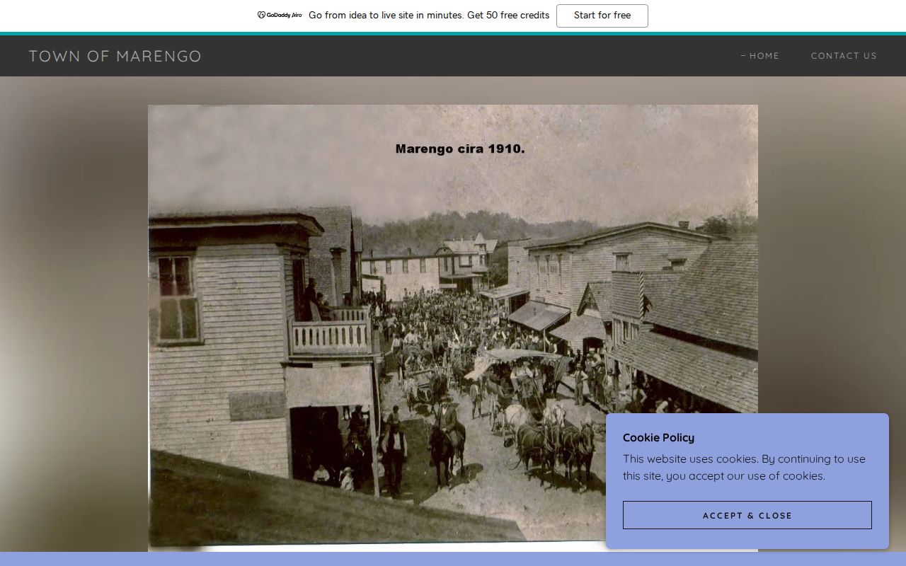Marengo official town source checked for busted mugshot and arrest record channels
